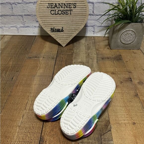 Crocs Classic Spray Dye Clog Shoe Unisex Size M8/W10 - Picture 4 of 11